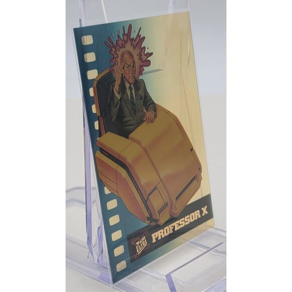 1995 Marvel Fleer Professor X Suspended Animation Limited Edition Card 8 Sleeved - Picture 2 of 6